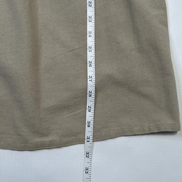 Soft Surroundings Sweater Womens Medium Tan Textured Pullover 3/4 Sleeve Cotton - Picture 9 of 12